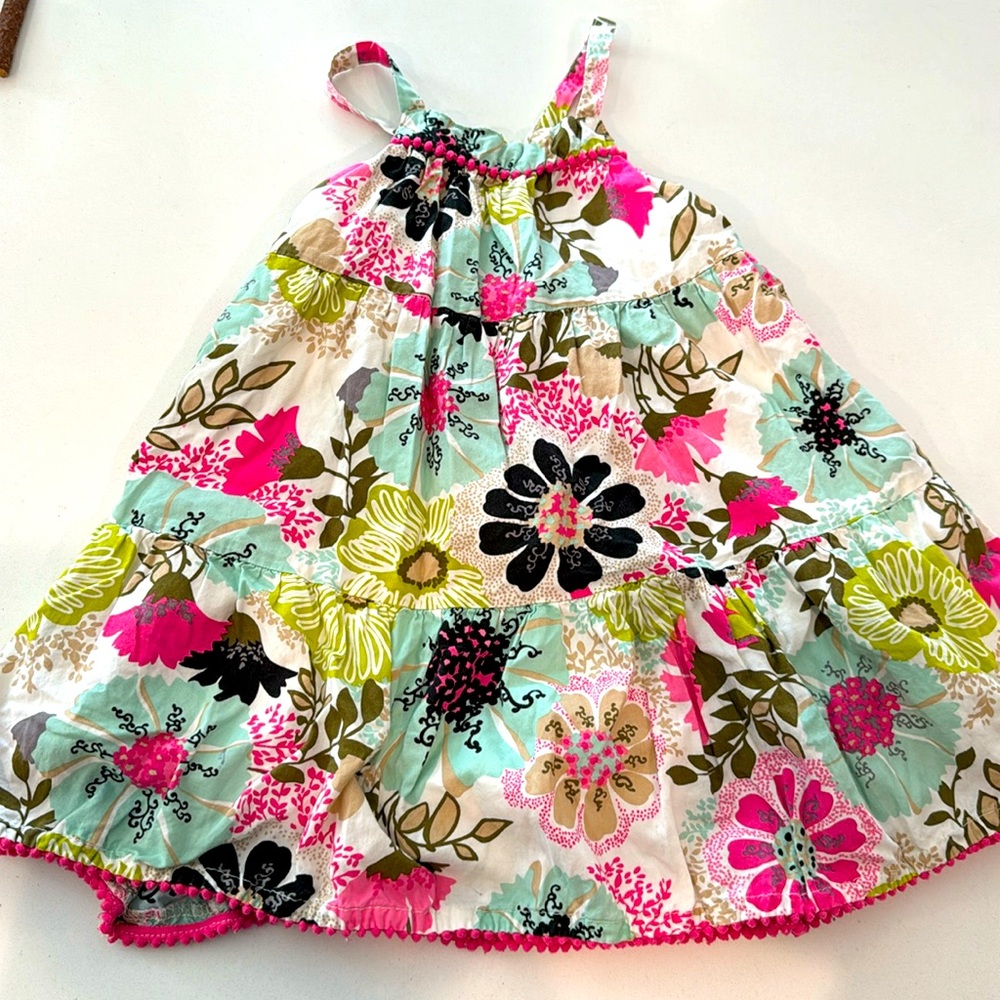 Adorable tank summer dress w full skirt